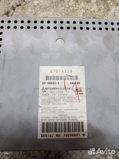 Магнитола устройство mitsubishi lancer