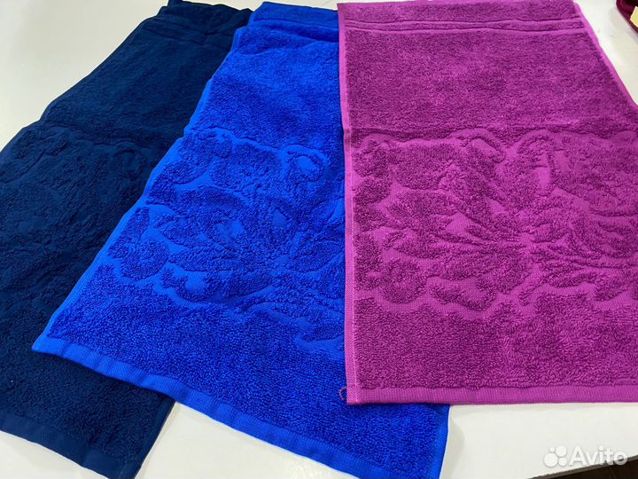 Полотенце махровое новое 30х50см