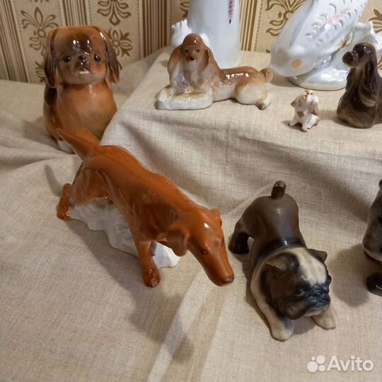 Фарфоровые статуэтки лфз и дулева