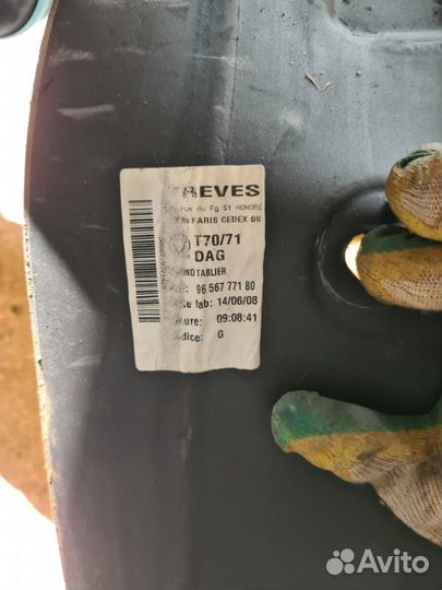 Шумоизоляция торпеды Peugeot 308 хэтчбек 1.6 EP6