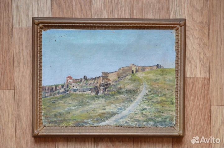 Картина маслом на холсте старинная