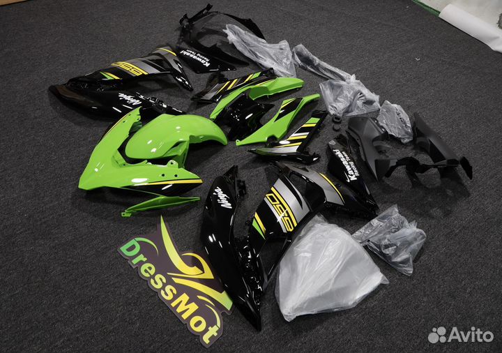 Комплект пластика на Kawasaki ninja 650 2017-2019
