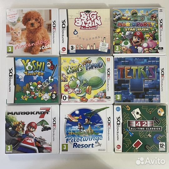 Игры для Nintendo DS и 3DS (Б/У)