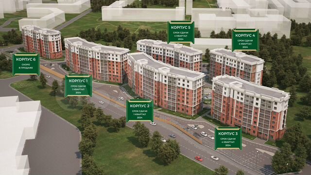 1-к. квартира, 40,5 м², 1/8 эт.