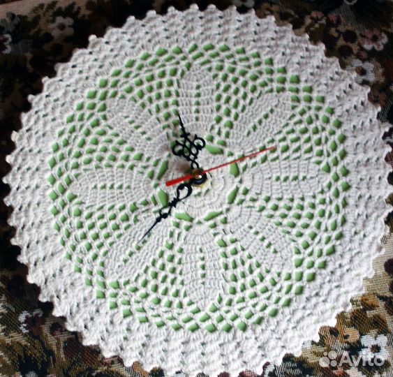 Часы интерьерные ручной работы