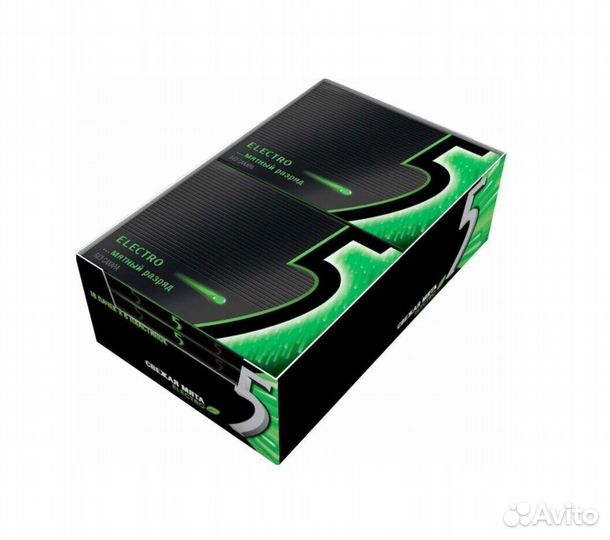 Жевачка Five 5 Elektro Мятный разряд Без сахара