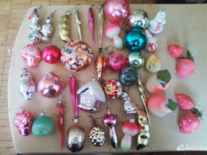 Елочные игрушки СССР