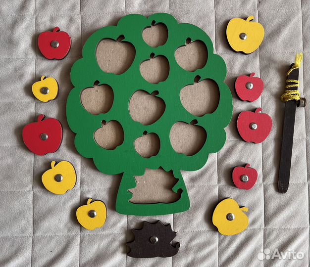 Набор развивающих игр и карточек монтессори