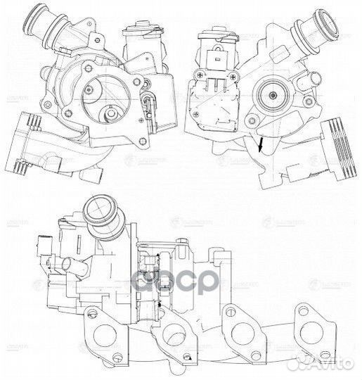 Турбокомпрессор для а/м Skoda Yeti (09) /VW Cad