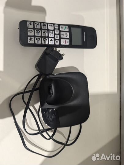 Стационарный телефон panasonic трубка