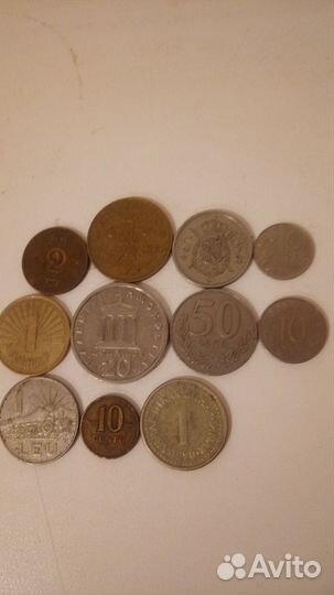 Набор из 9 монет стран Европы 1963-2006 года