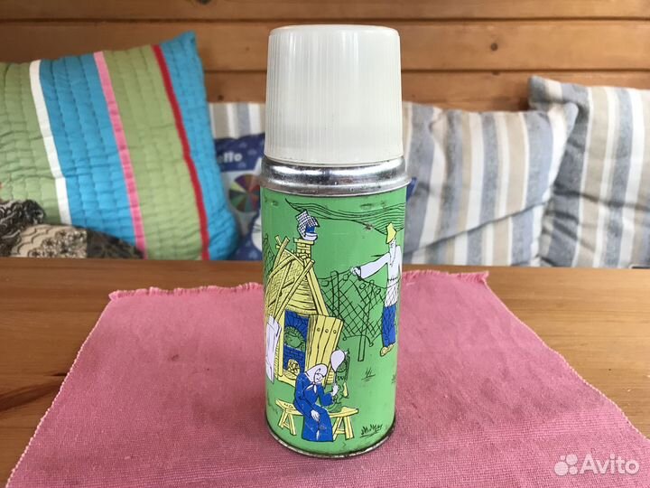 Термос ретро СССР (Сказка о рыбаке и рыбке)