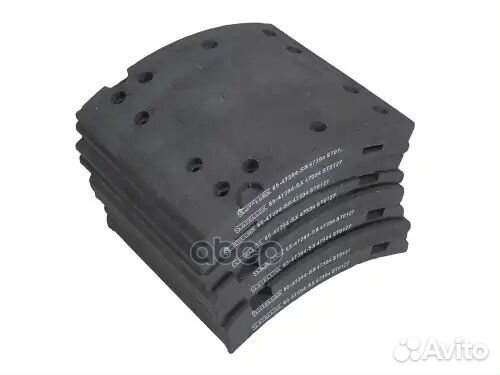 Накладки торм.с заклепк.3-рем419x178(93685/L10