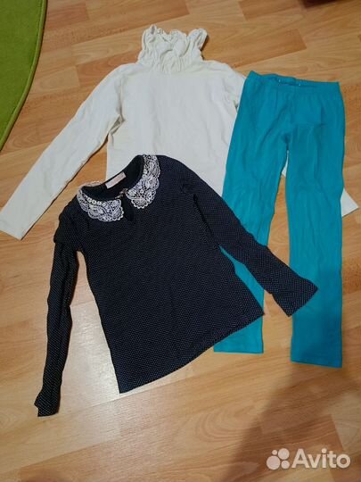 Одежда для девочки пакетом 120-140