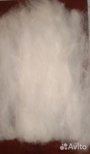 Собачья шерсть, отборный пух.Кардочес