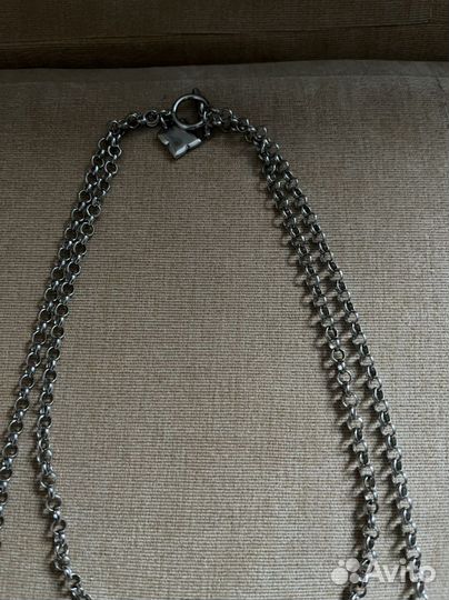 Цепочка шнурок, бижутерия