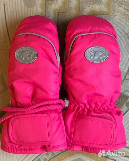 Варежки новые Чудо кроха для девочки 6-8 лет