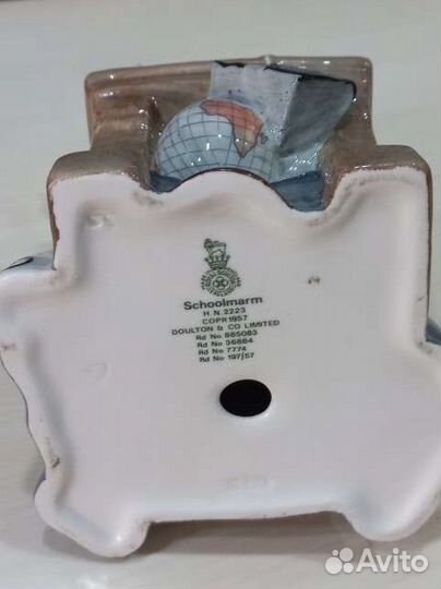 Антикварная фарфоровая статуэтка Германия учитель