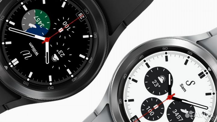 Часы Samsung galaxy watch 4 classic Черные/Серебро