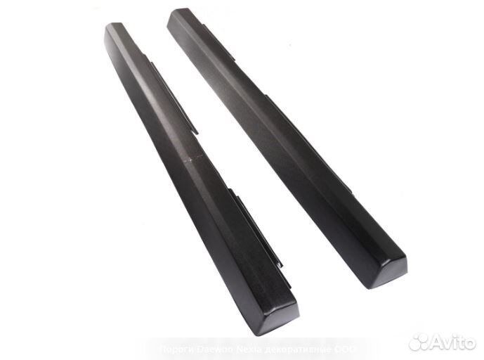 Пороги пластик на Деу Нексия