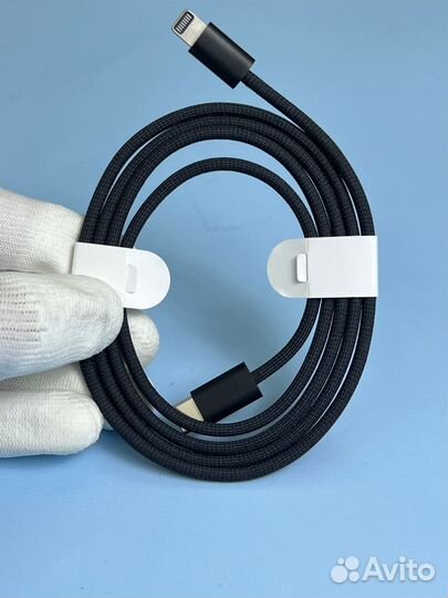 Кабель Apple Type-c to Lightning Black Woven