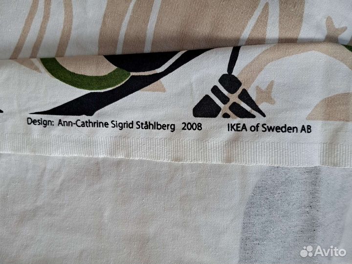 Шторы IKEA ткань канвас Икеа