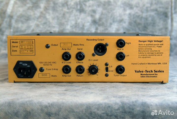 Eden WT-300 усилитель для бас-гитары