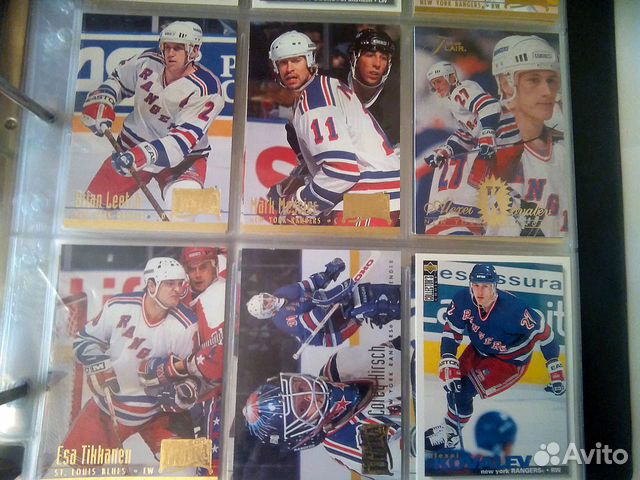 Хоккейные карточки игроков NHL 94-95 г объявление продам