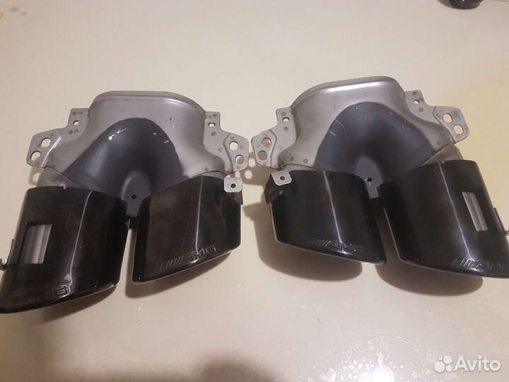 Насадки на глушитель GLS GLE X167 W167 AMG