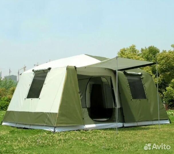 Палатка 12 местная с тамбуром Кемпинговая 5210