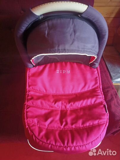 Люлька и автолюлька от коляски Zipy Verdi 3 в 1