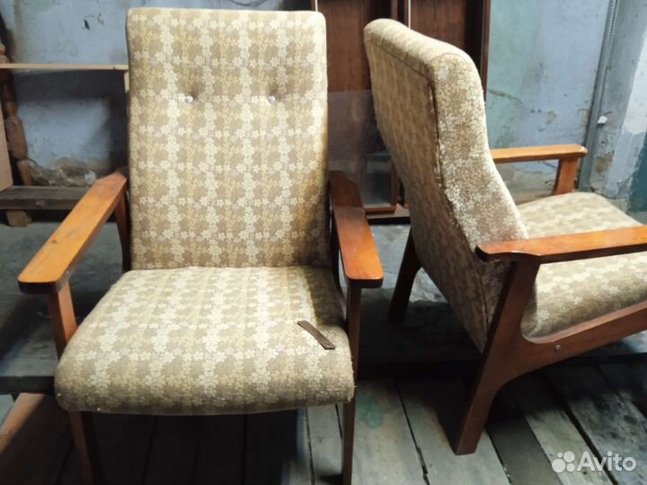 Кресла винтаж под реставрацию