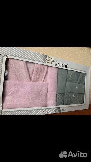 Махровый халат(комплект)