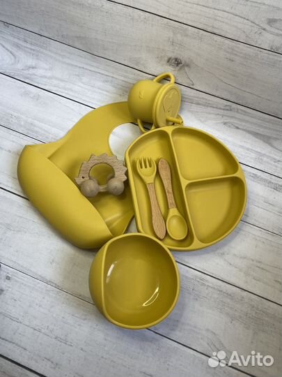 Силиконовая посуда для малышей