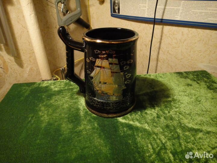 Кружка пивная Коллекционная Корабль Парусник
