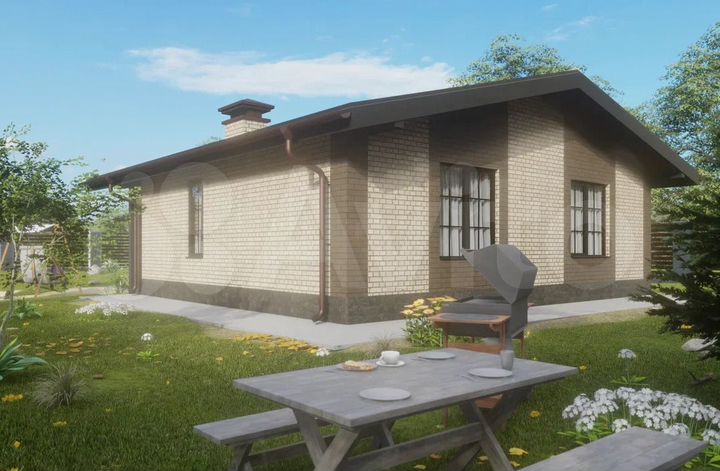 Дом 60 м² на участке 8 сот.