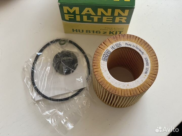 Комплект маслянного фильтра Mann Hu816zkit