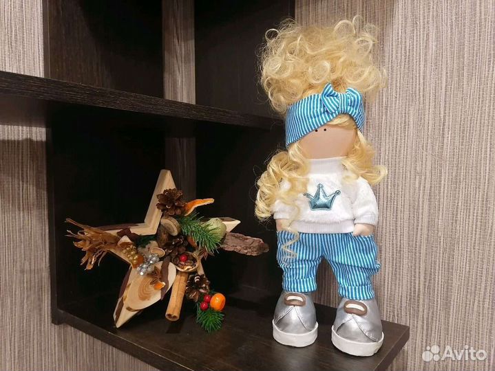 Кукла интерьерная текстильная