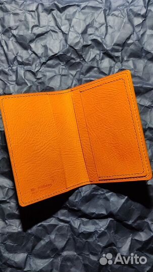 Обложка на а спорт из натуральной кожи