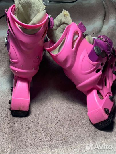 Роликовые коньки детские раздвижные