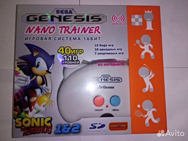 Игровая приставка сега Sega Genesis Nano Trainer