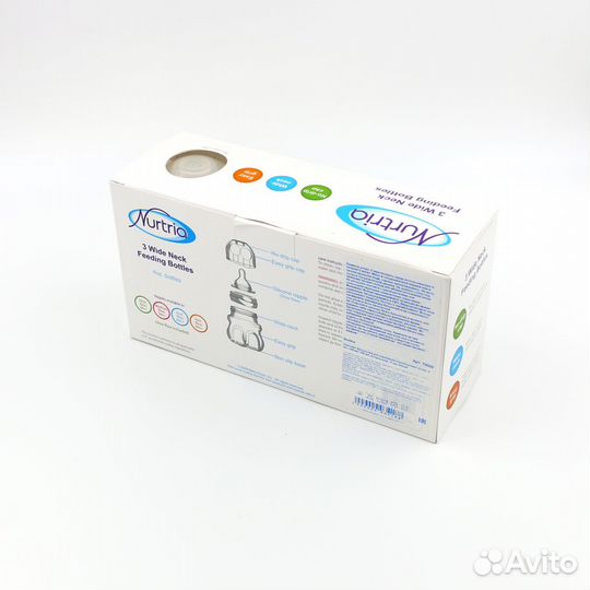 Набор бутылочек для кормления (стер.) 3 шт. 120 мл