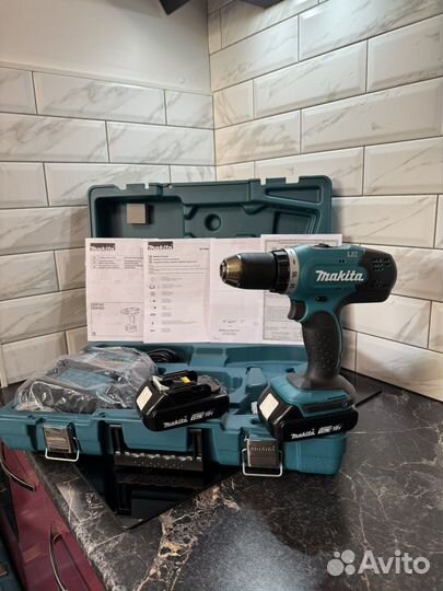 Аккумуляторная дрель шуруповерт makita 18v