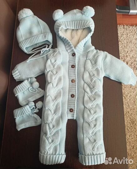 Комплект на выписку для мальчика, осень-зима