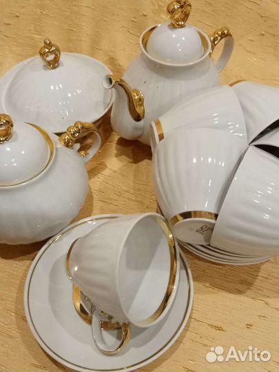 Чайный сервиз фарфор СССР