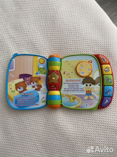 Детская музыкальная книга vtech оригинал