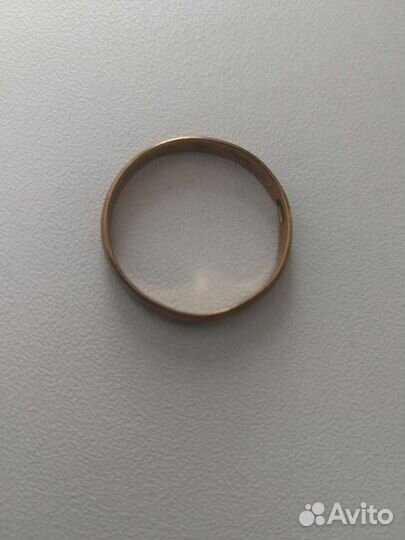 Золотое обручальное кольцо времён ВОВ