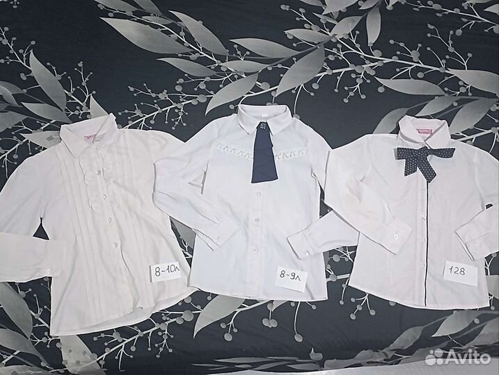 Школьные вещи на девочку (рубашки,брюки,юбки)