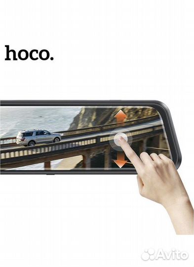 Зеркало автомобильное полноэкранное с камерой