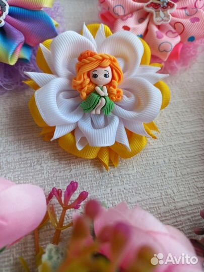 Резиночки для принцесс ручной работы